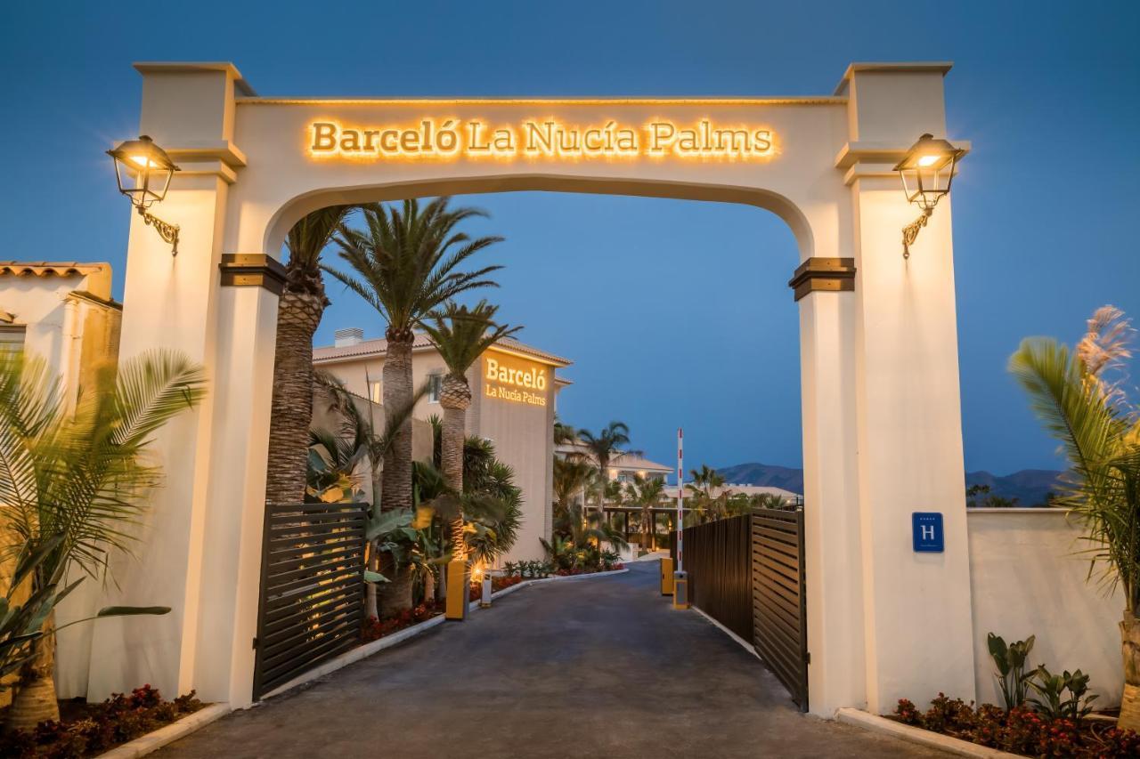 Barcelo La Nucia Palms Hotell Eksteriør bilde Entrance to Barceló La Nueva Palma
